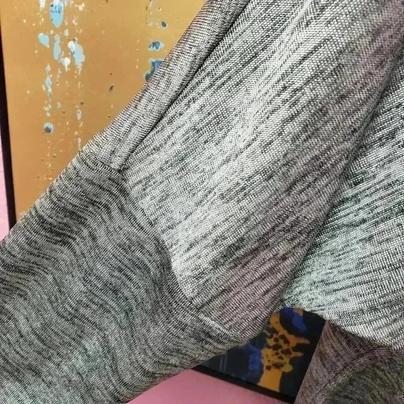 Tribal Heathered Gray V-Neckline Tunic - Picture 3 of 6